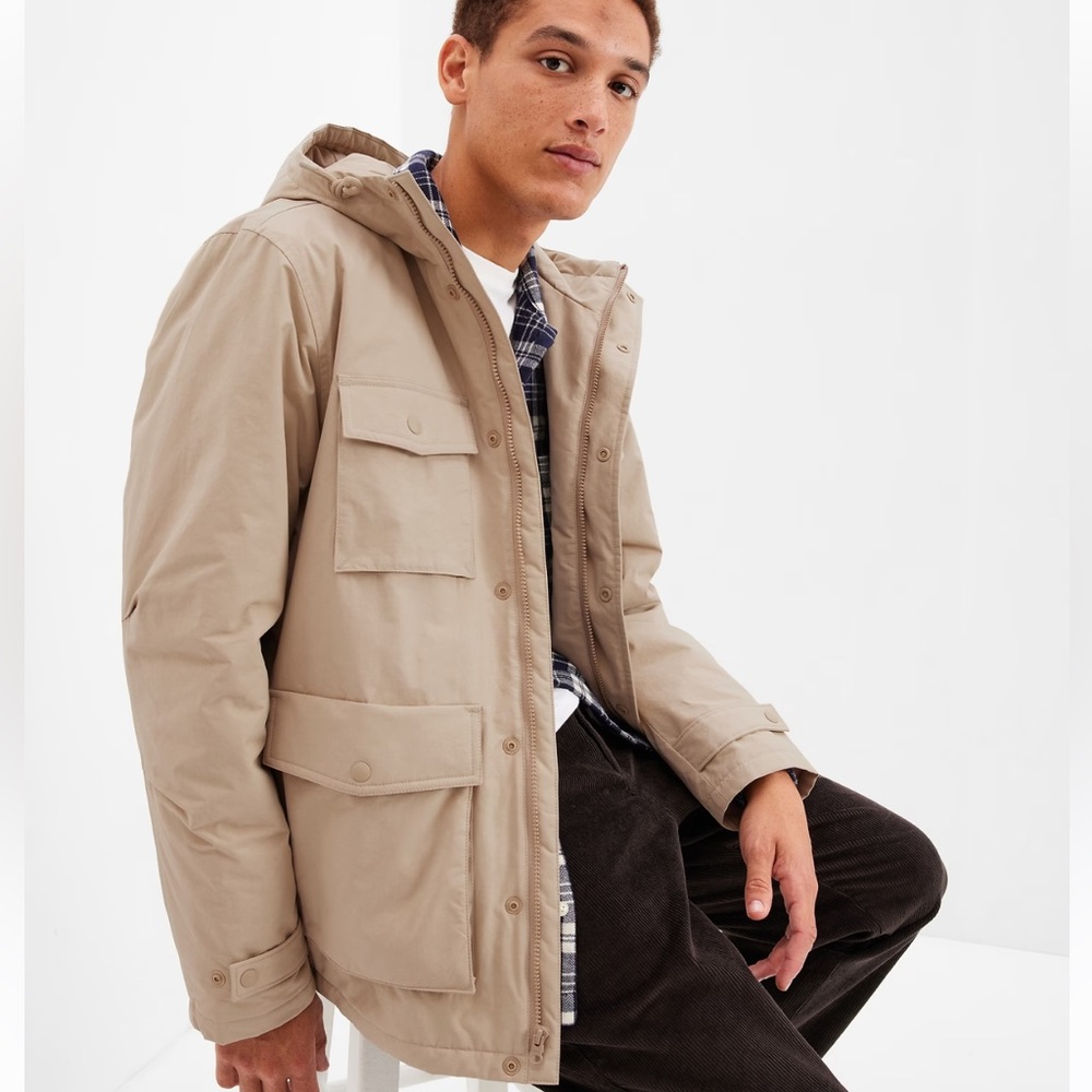 Mens Gap Utility Hooded Jacket 💛